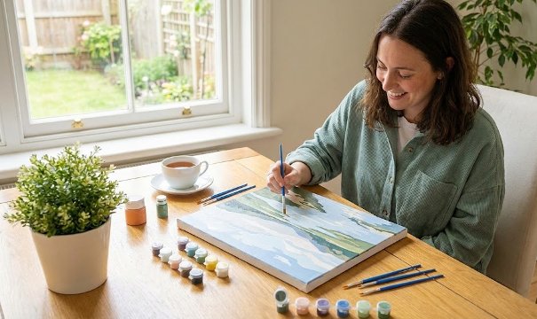 Benefit of Painting by Numbers